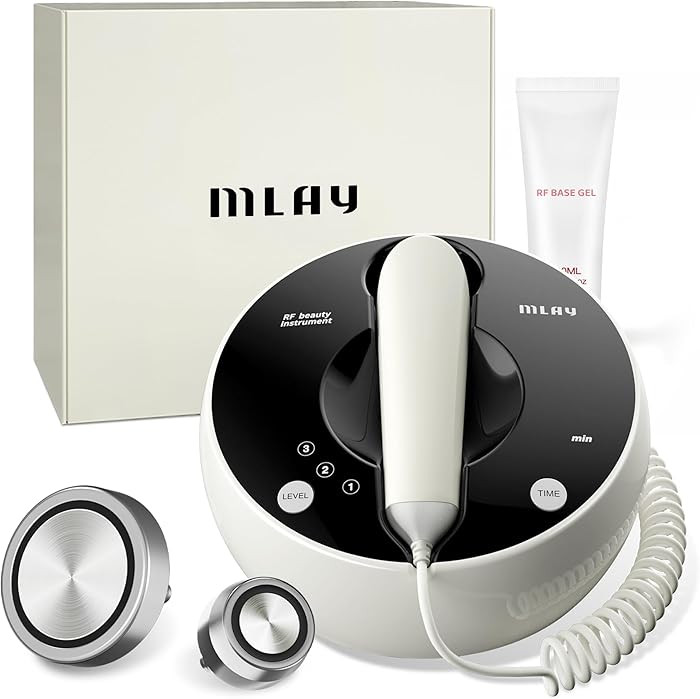 MLAY Professional RF Beauty Machine, Radio Frequency Face Machine with 2 Probes, at Home Radio Fr... | Amazon (US)