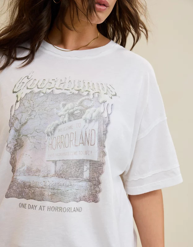 Aerie Oversized Crew Boyfriend T-Shirt | Aerie