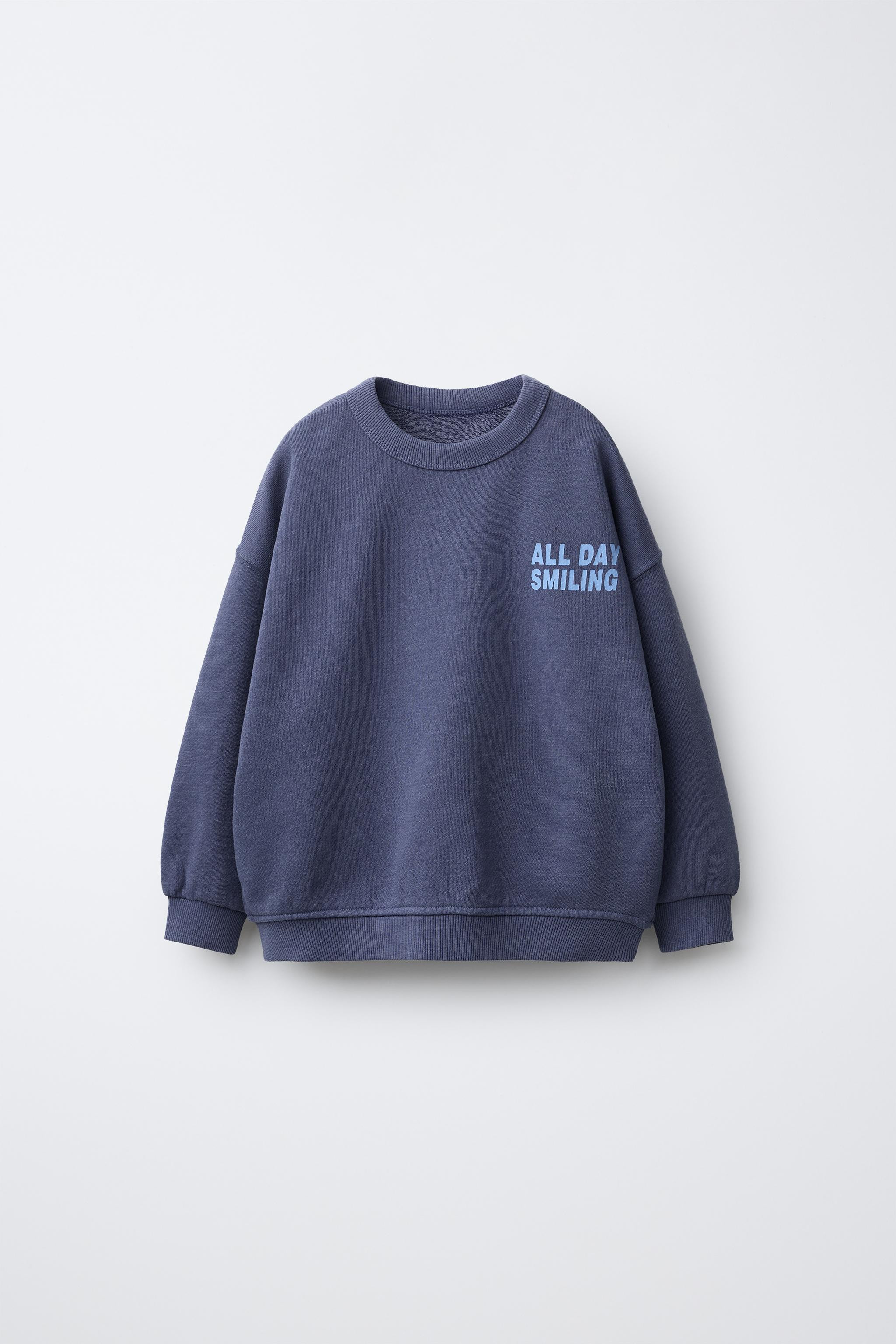 PRINTED TEXT SWEATSHIRT | Zara US