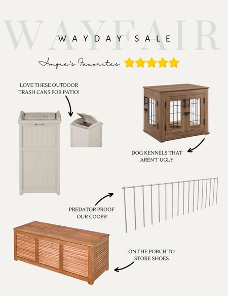 Random things in our we have and love from Wayfair! It’s the wayday sale and so many things are on sale! This deck box is a MUST for shoes and other porch stuff! 

#waydaysale #wayfair 

#LTKSaleAlert #LTKHome