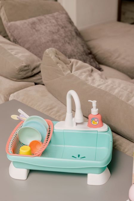 The girls love helping me with daily tasks like dishes! I found this sink and dish play set to allow them to play freely! Dispenses water as well for some sensory fun! Under $20 Walmart find!

#LTKkids #LTKunder50 #LTKFind