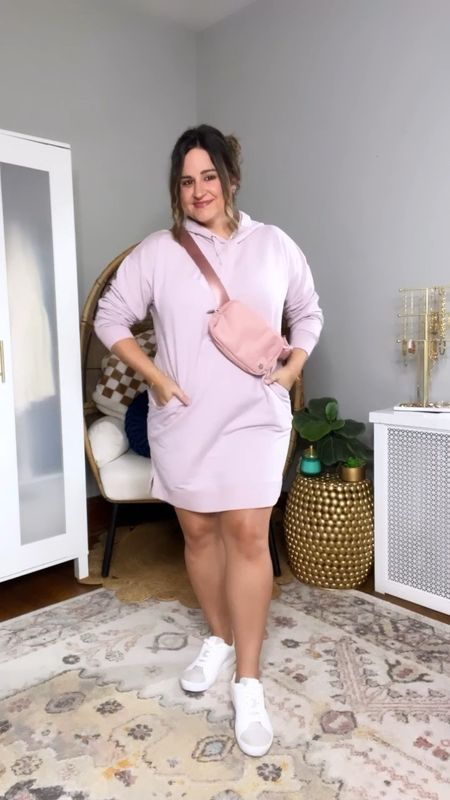 Easy breezy weekend outfit 💕

Wearing a large in this super cute sweatshirt dress that’s perfect for running errands or a casual weekend outfit. My star sneakers are only $35! The belt bag fits way more than you’d think!

Curvy outfit, midsize outfit, hoodie dress, casual dress, comfy dress, easy outfit, weekend outfit, Amazon fashion, size 12 style, pink dress, 

#LTKfindsunder50 #LTKfitness #LTKmidsize