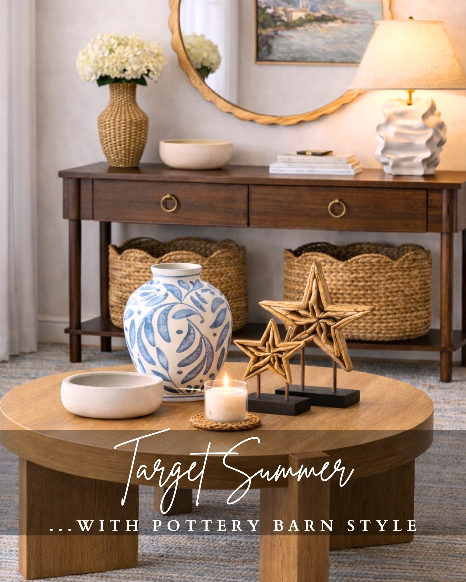 You don’t need Pottery Barn prices to get this look 🤍

These Target finds are giving elevated, coastal, designer style for summer—without the markup. Think warm woods, woven textures, and soft blues that instantly refresh your home.

#ltkhome #targethome #coastalstyle #summerdecor #modernclassic #targetfinds #porcheandco


#LTKHome #LTKSaleAlert