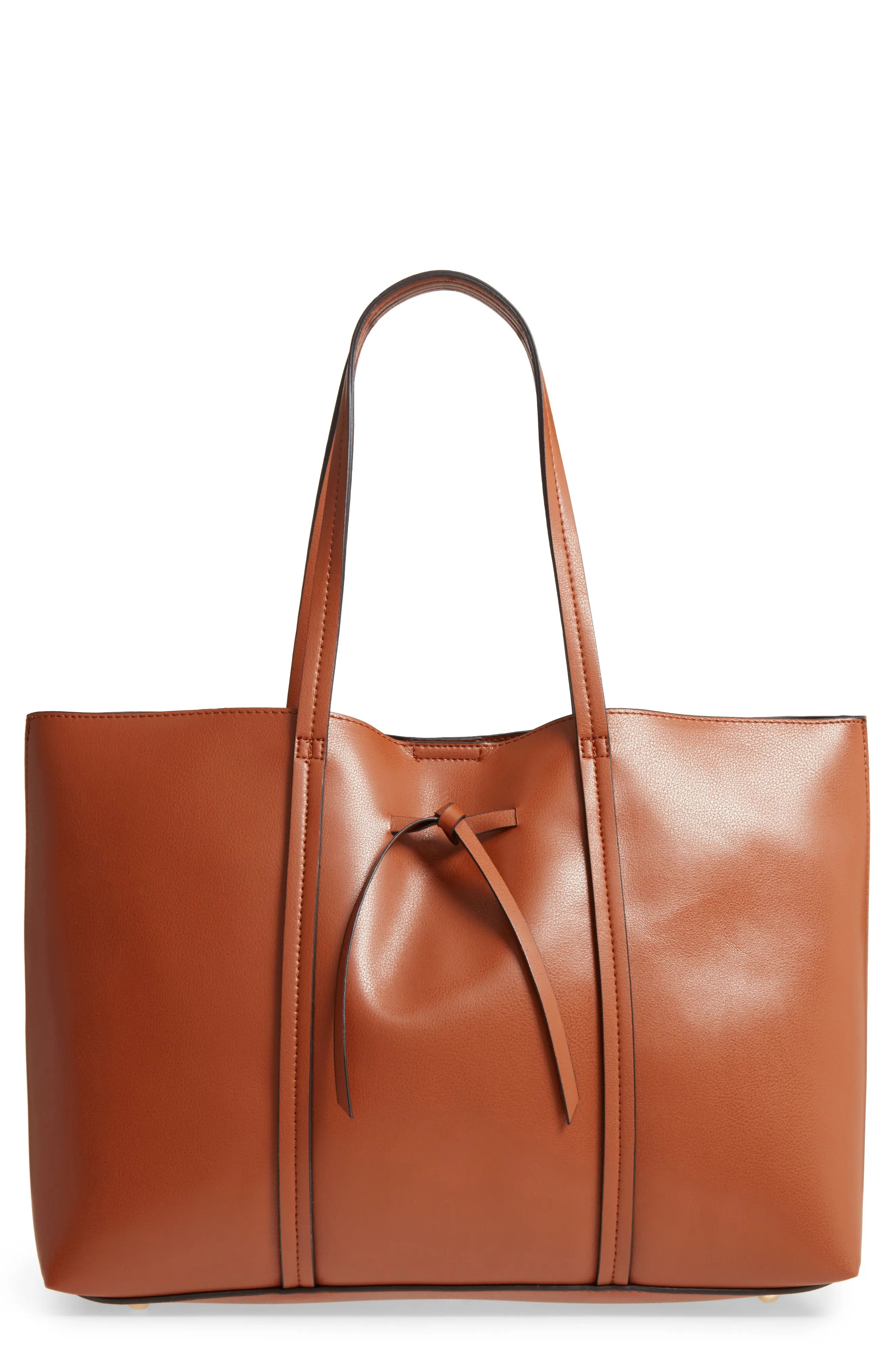 Oversize City Faux Leather Tote | Nordstrom