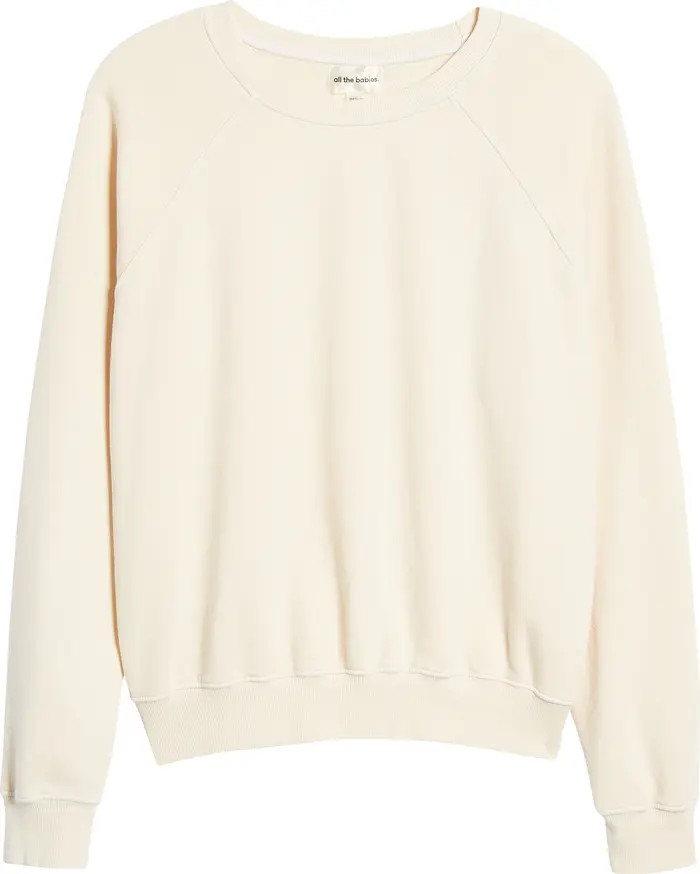 ALL THE BABIES Classic Unisex Organic Cotton Sweatshirt | Nordstrom | Nordstrom