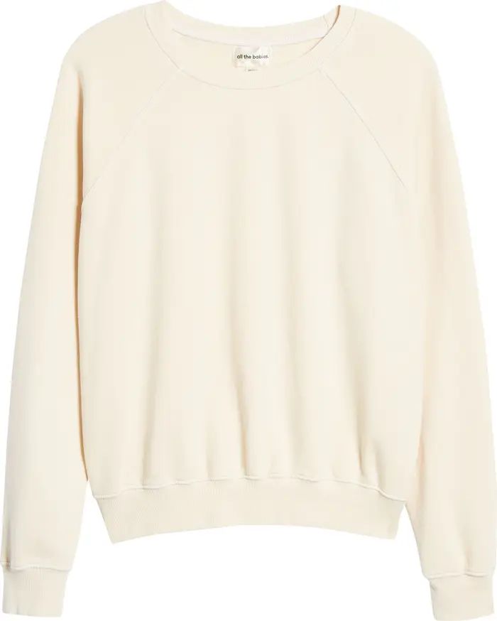 ALL THE BABIES Classic Unisex Organic Cotton Sweatshirt | Nordstrom | Nordstrom