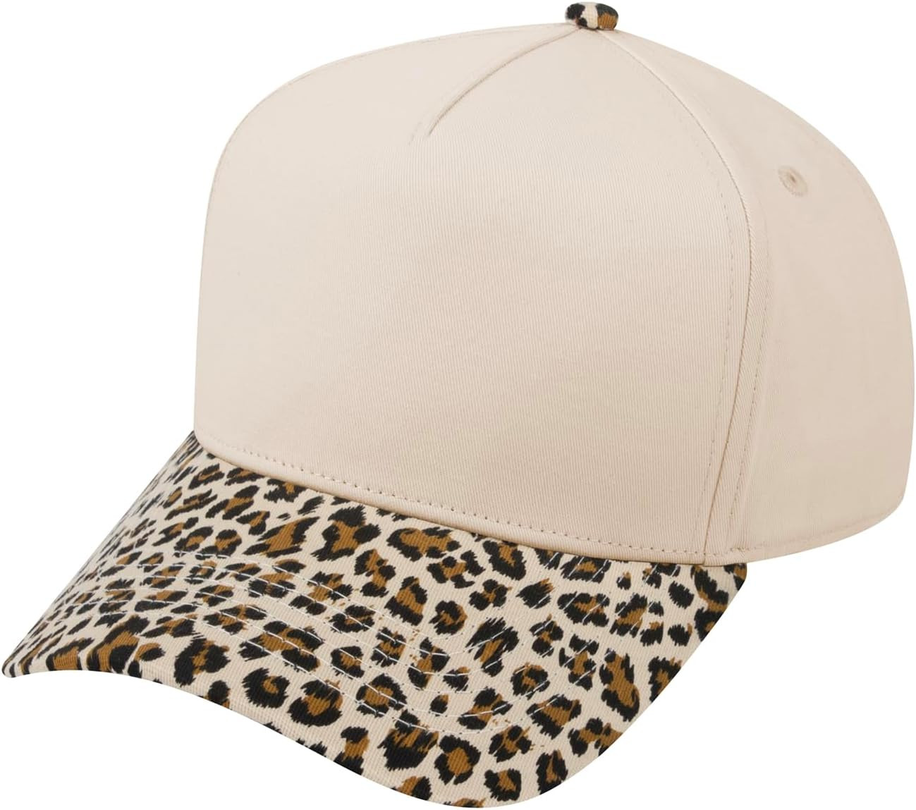 TOPTIE 5 Panel Trucker Hat Snapback Adjustable Cotton Sun Cap for Men | Amazon (US)