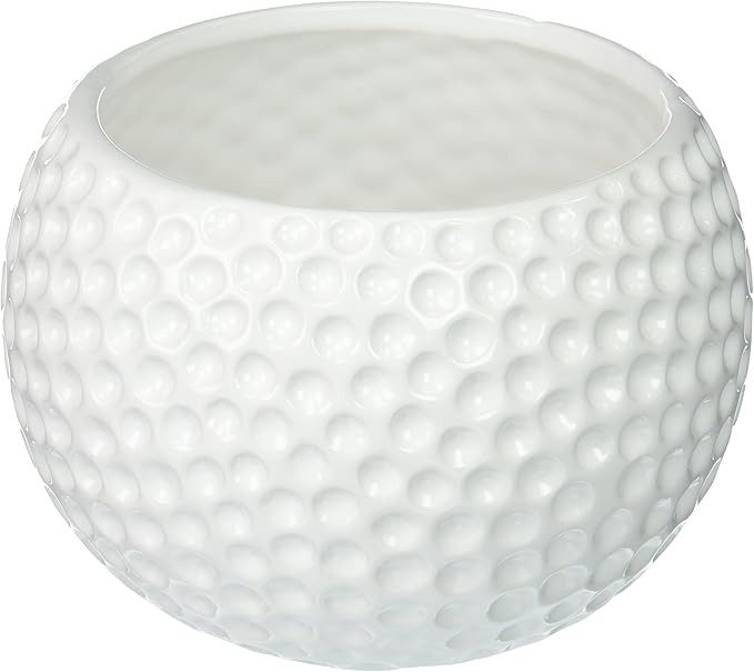 Large Ceramic Golf Ball Container - Use as a Planter, Candy Dish or Gift Basket! | Amazon (US)