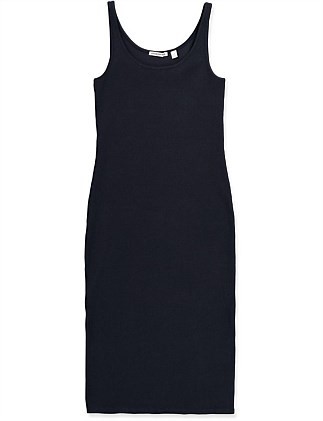 country road linen tank dress