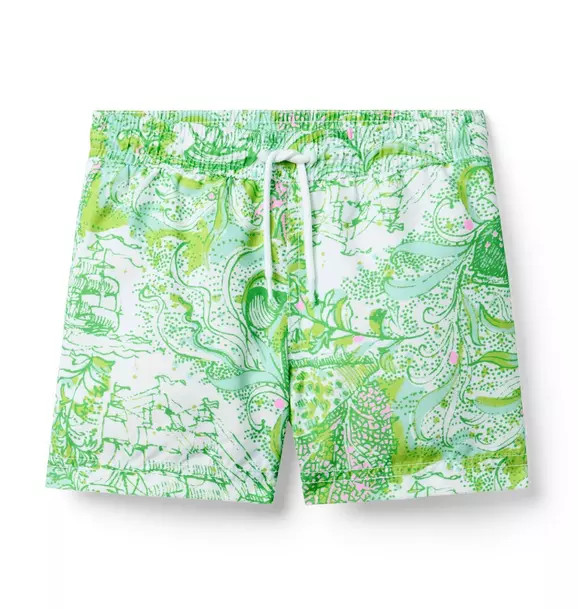 Lilly Pulitzer x Janie and Jack Carter Swim Trunk | Janie and Jack