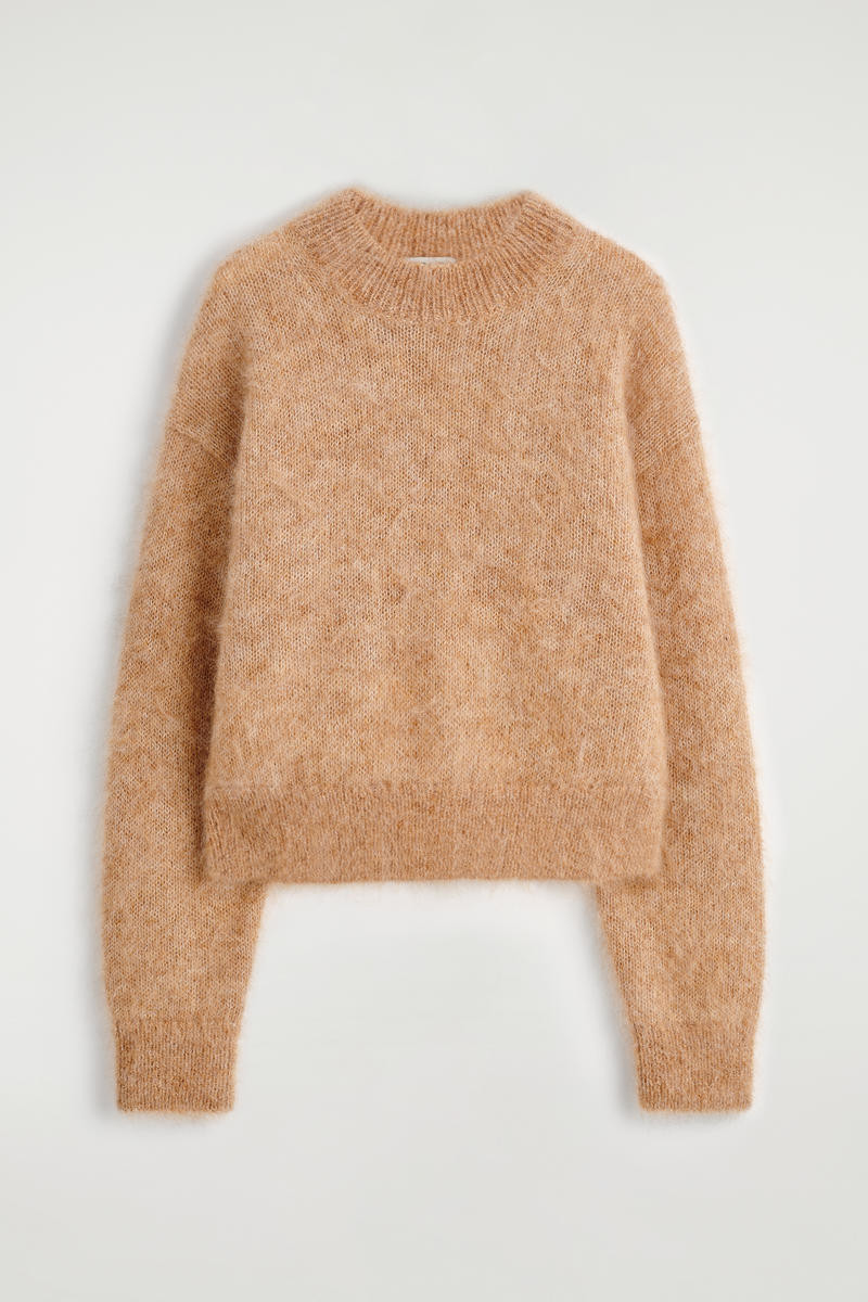 Mohair-Wool Crew-Neck Sweater | COS (US)