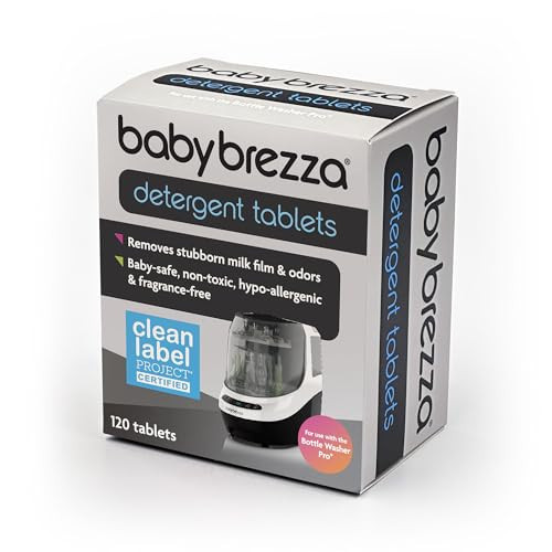 Baby Brezza Universal Detergent Soap Tablets for Baby Brezza Bottle Washer Pro and All Brands of Bottle Washers, 120 Tablets | Amazon (US)
