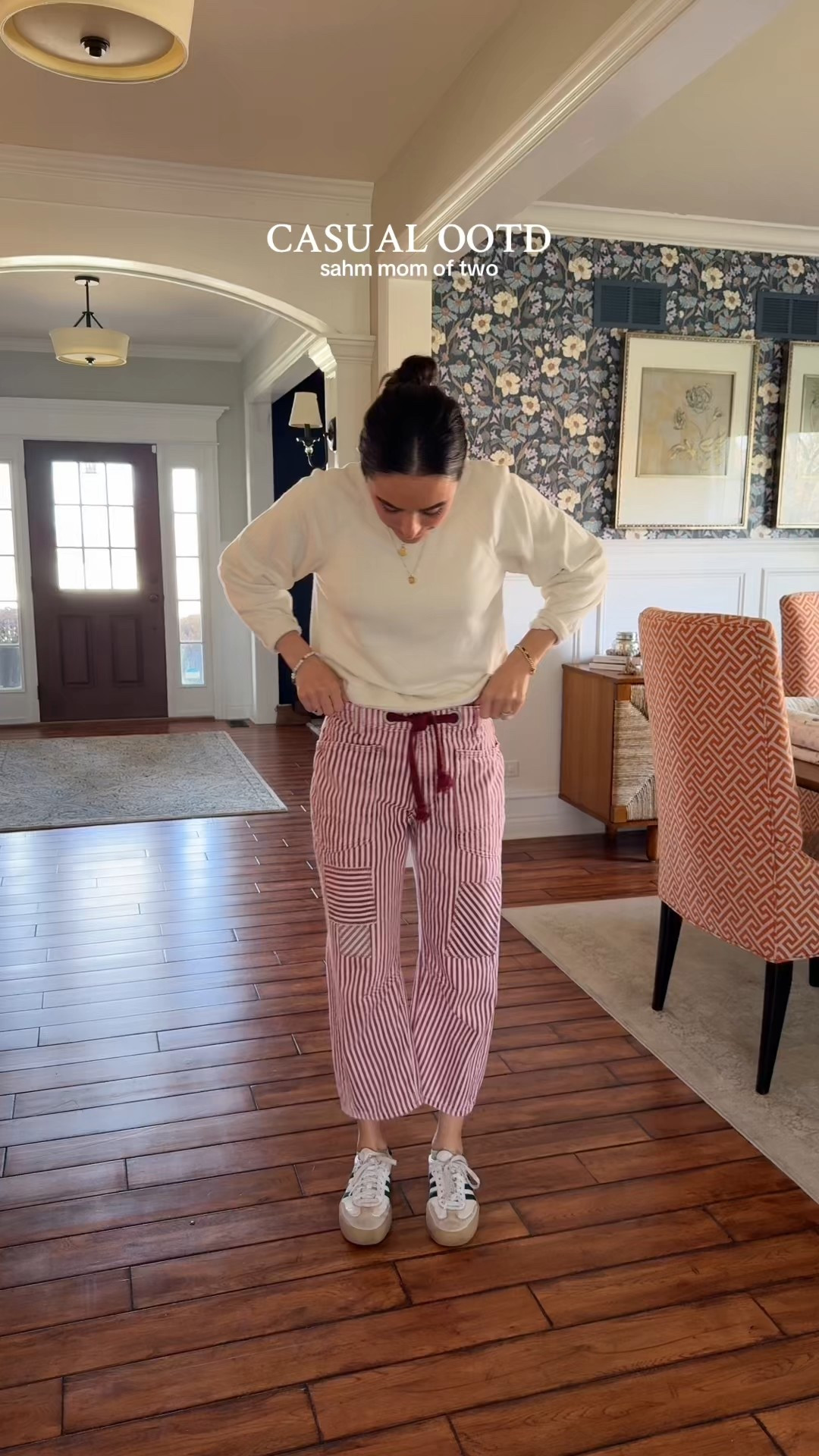 Obsessed with barrel leg jeans lately! These run slightly large imo- I sized down one and still had room 


Free people, we the free, barrel leg, denim, mom style, mom ootd, adidas, quince 

#LTKSeasonal #LTKStyleTip #LTKFindsUnder100