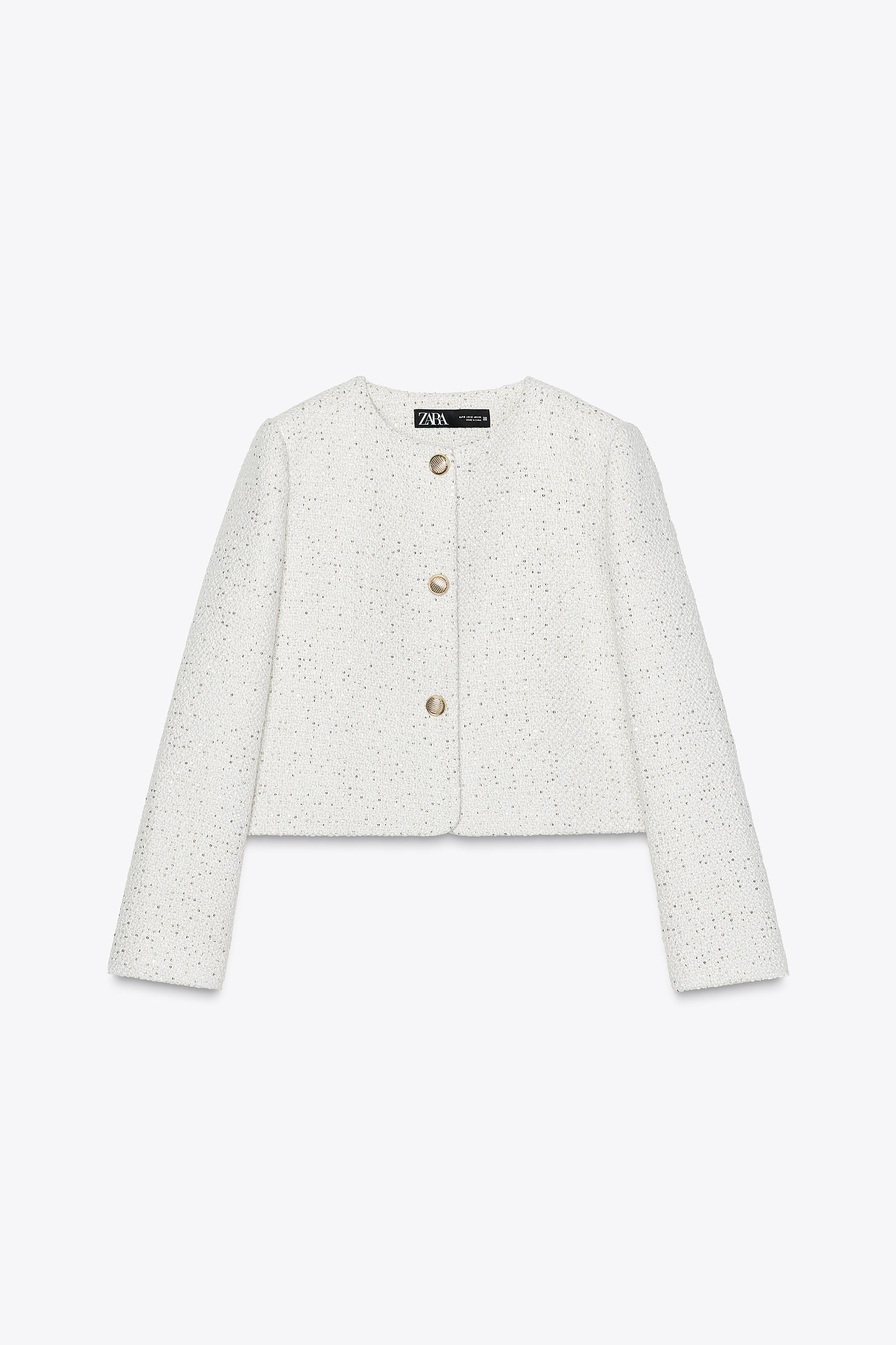 TEXTURED SEQUIN BLAZER | Zara US