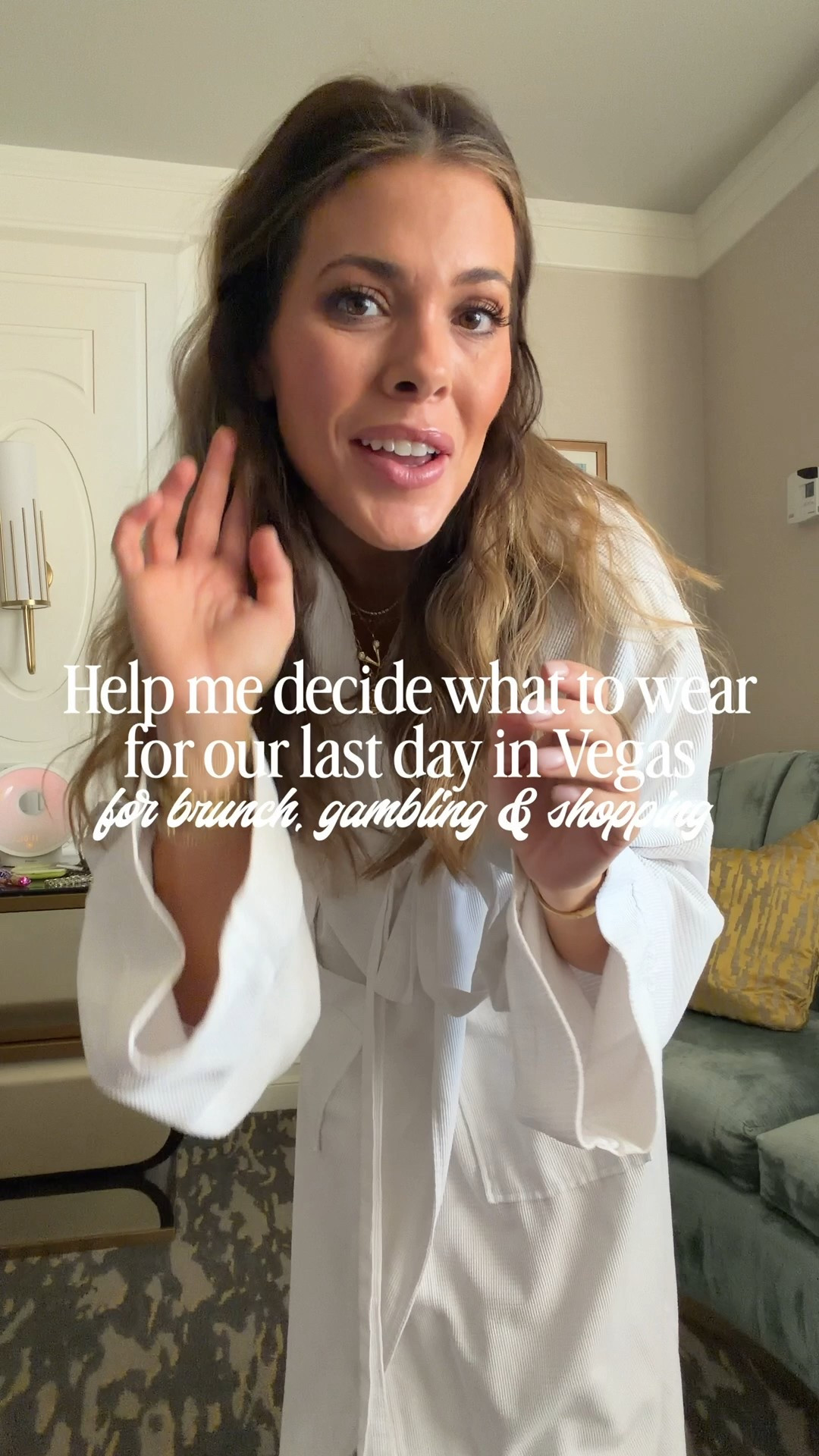 Cream sweater skirt set: xsmalls
Pink jacket: small
Suede set: small 