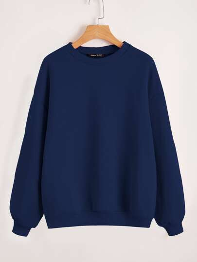 Sweat-shirt unicolore | SHEIN