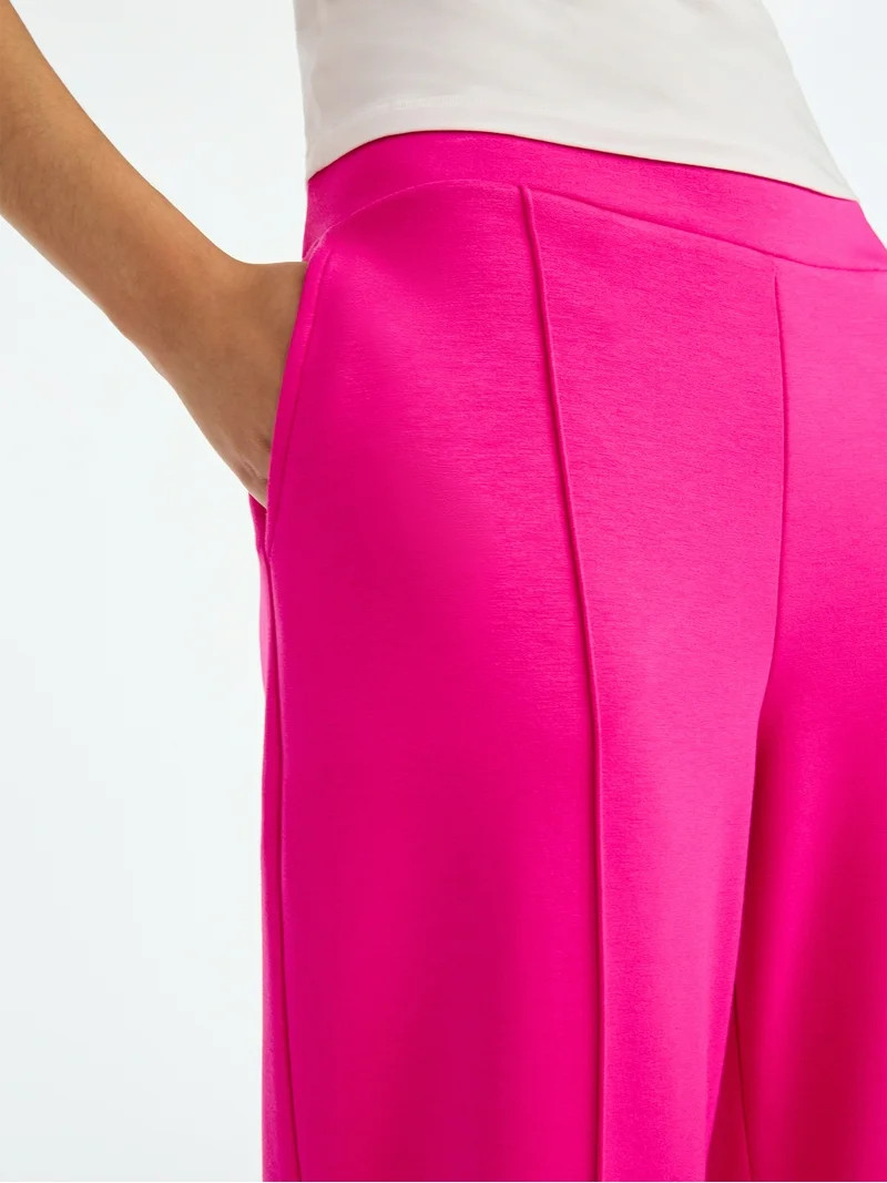 Scoop Women’s and Women’s Plus New Scubaknit Seamed Sweatpants, Regular and Short Lengths, Si... | Walmart (US)