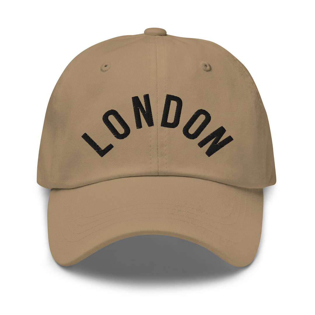 London Embroidered Hat, Embroidery, London England Baseball Cap, Womens Hats, Best Friends Gift, ... | Etsy (US)
