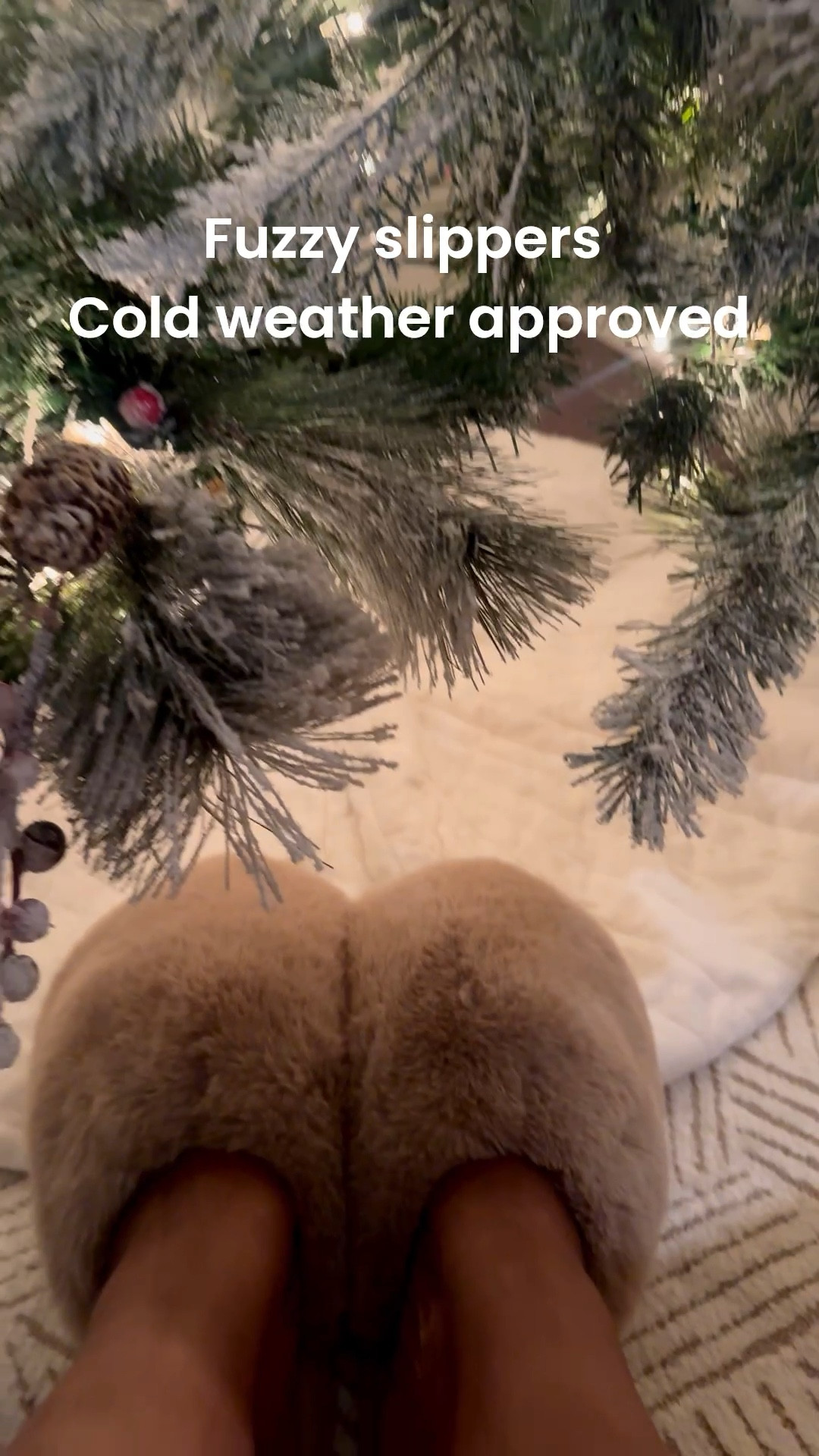 New fuzzy house slippers that are comfy and warm. Runs the to size also comes in wine and blue. Wearing size 11. Linked similar styles for less too! 

#LTKHoliday #LTKCyberWeek #LTKSaleAlert