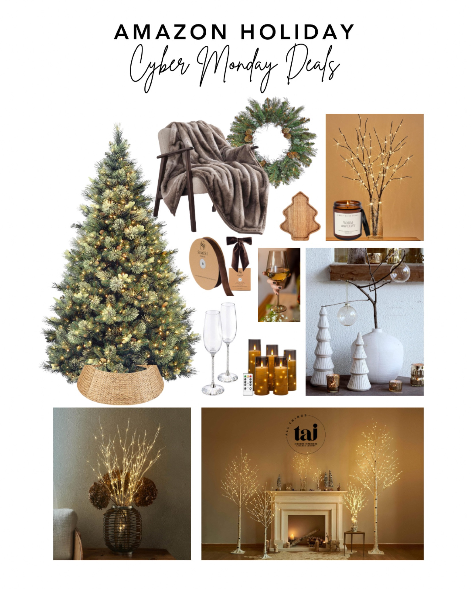 It’s serving HOLIDAY CHIC for Amazon Cyber Sale, which ends on Monday, so check these deals out now 🤗

#LTKHoliday #LTKCyberWeek #LTKSeasonal