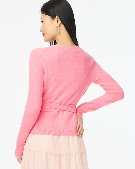Wrap sweater in extra-soft yarn | J.Crew Factory