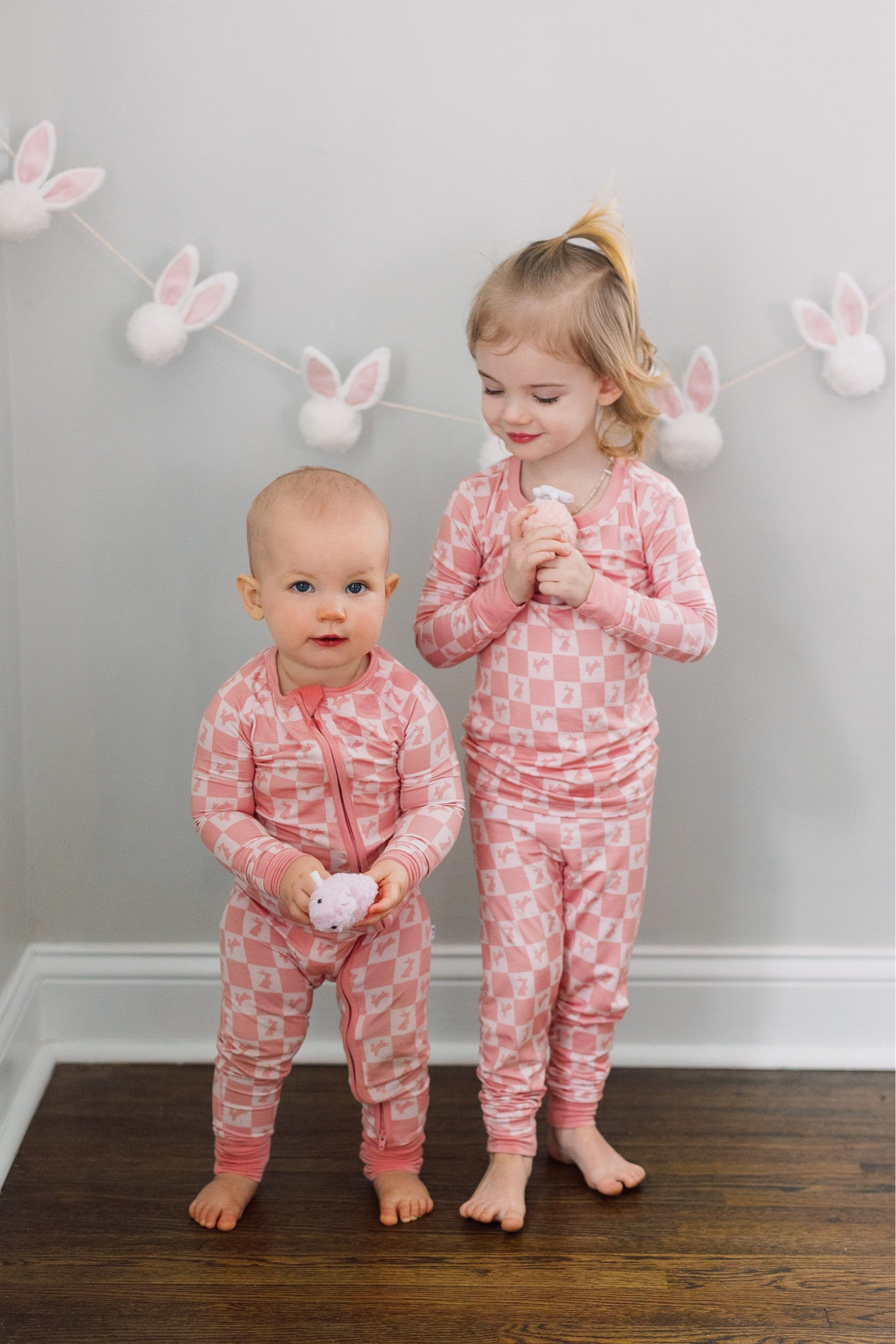 Pink checkered bunny bamboo pajamas. These are the perfect set for spring and Easter! We seriously cannot get enough of this collection from dream big little co 

#LTKkids #LTKstyletip #LTKfindsunder50