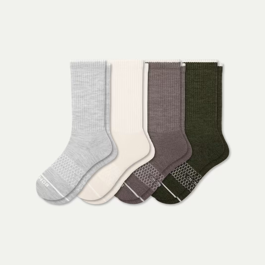 Women's Merino Wool Blend Calf Sock 4-Pack | Bombas