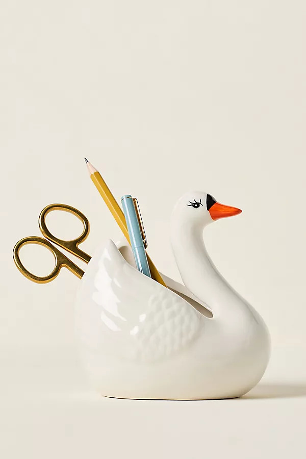 Anthropologie Swan Pen Cup | Anthropologie (US)