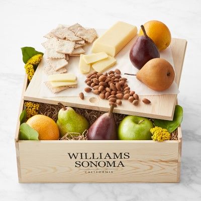 Williams Sonoma Fruit & Cheese Gift Crate | Williams-Sonoma