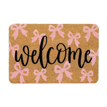 Valentine's Day Doormat Welcome Mat Heart Design Indoor Outdoor Entrance Rug Non-Slip Floor Mat Front Porch Decor Home Decor Romantic Gift Doormat | Walmart (US)