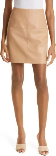 Veeria Faux Leather A-Line Skirt | Nordstrom