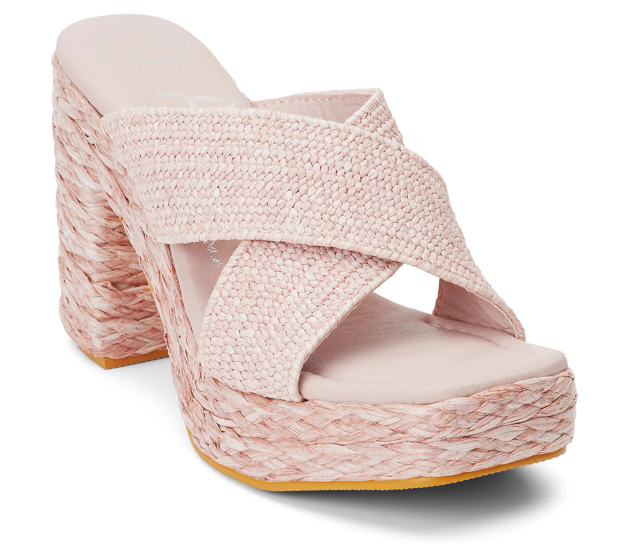 Beach by Matisse Raffia Platform Sandal- Carava n | QVC