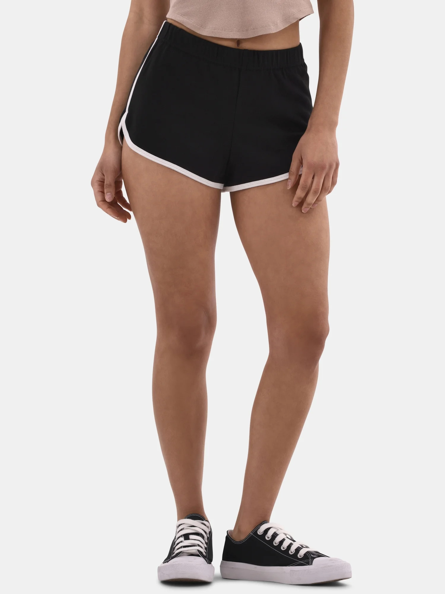 No Boundaries Jersey Knit Dolphin Shorts, 2'' Inseam, Women's | Walmart (US)