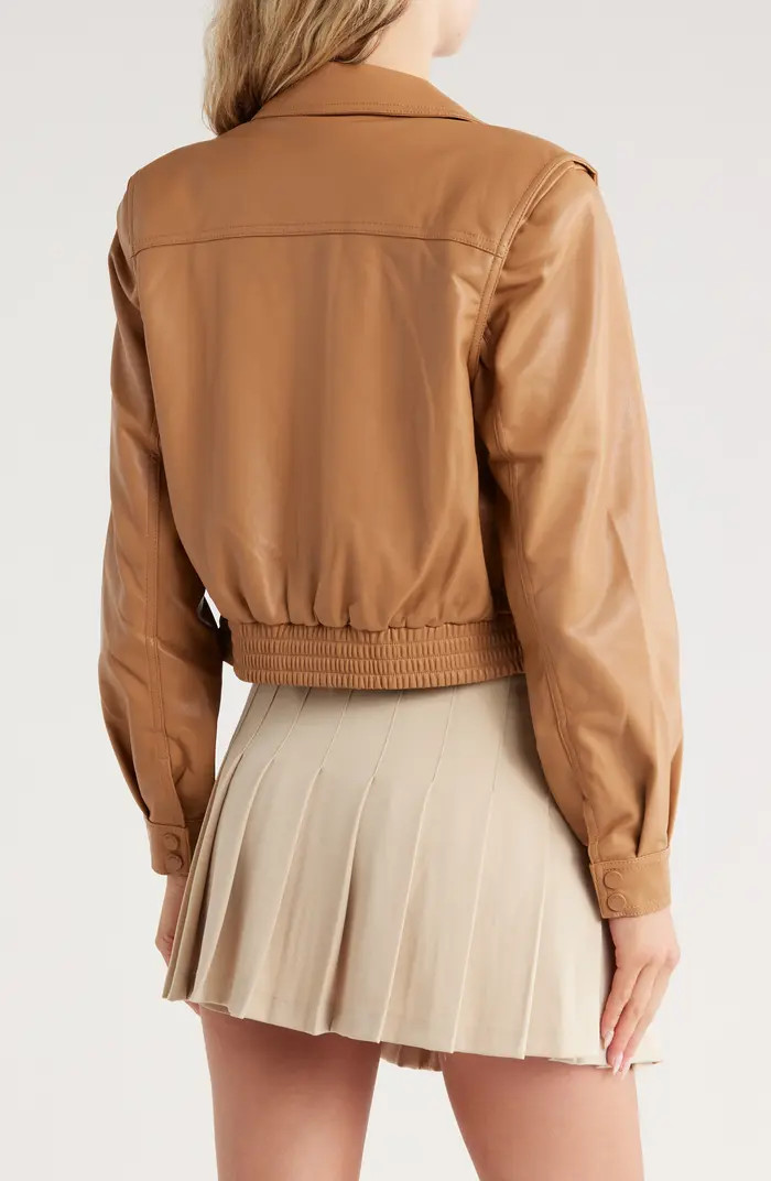 Flap Patch Pocket Faux Leather Jacket | Nordstrom Rack