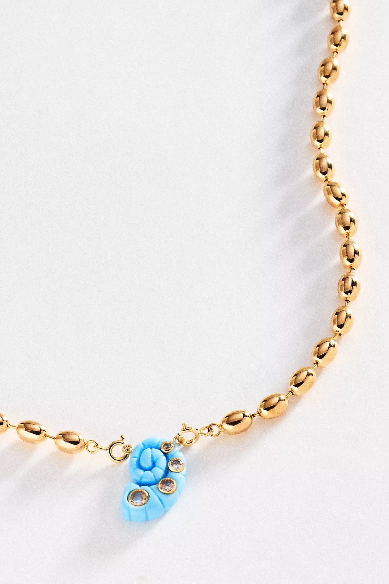 Clear Shell Pendant Necklace | Anthropologie (US)