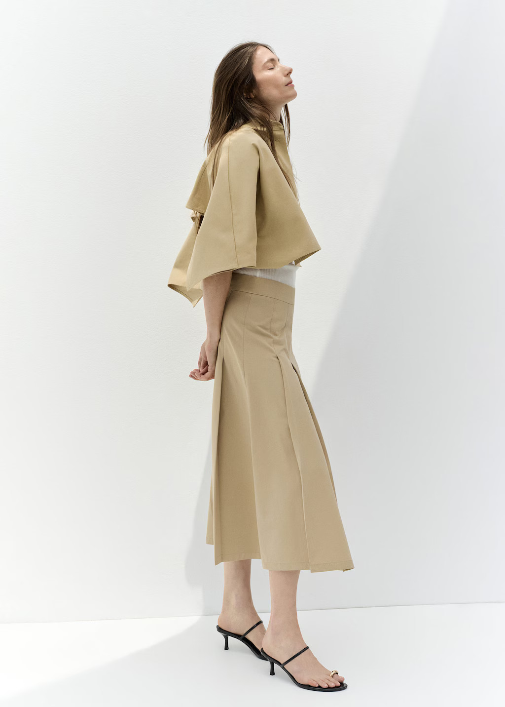 Heeled sandals with metallic detail black - Woman - 9 - MANGO | Mango (US/MX/AU)