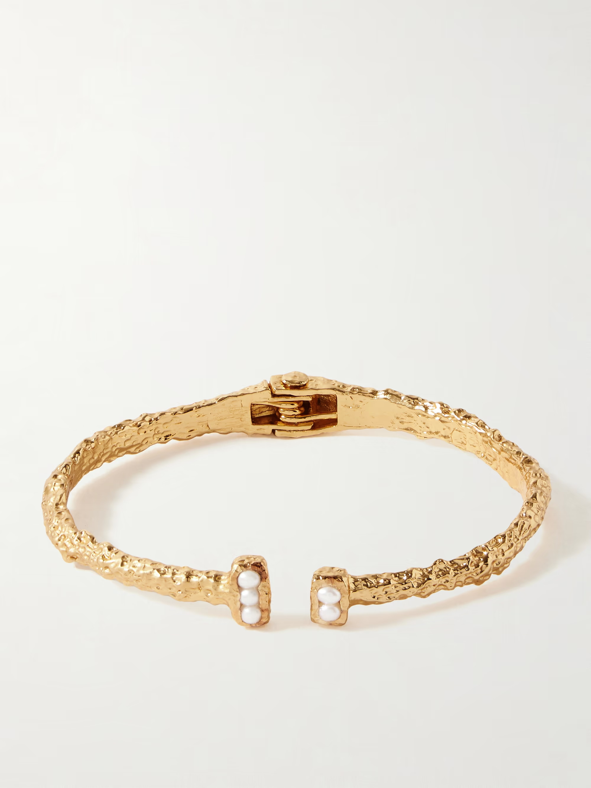 June gold-plated pearl bracelet | NET-A-PORTER (US)
