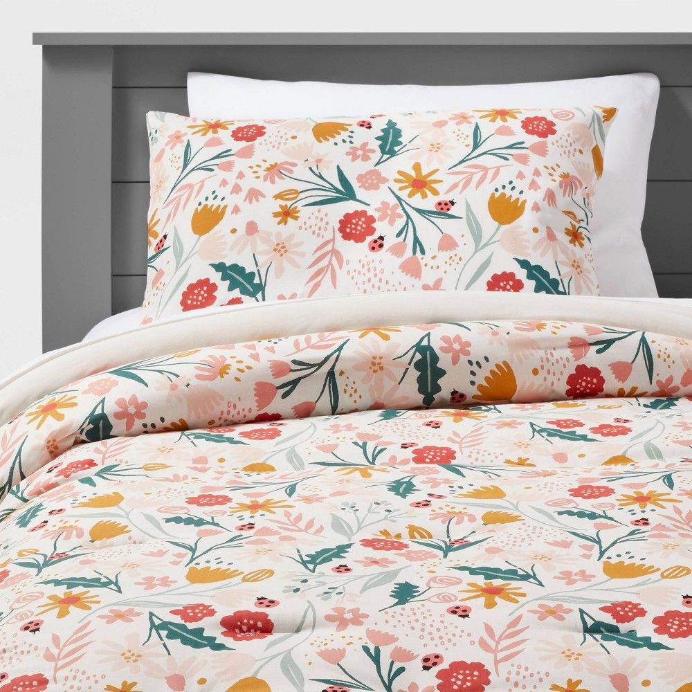 Garden Floral Cotton Comforter Set - Pillowfort™ | Target