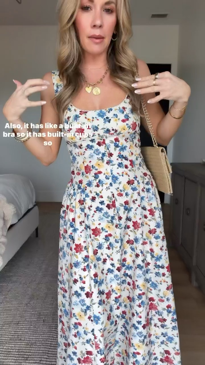 This dress is going viral for a reason! The cut and fit is so flattering on any body type! I can’t believe it’s still in stock! It’s the perfect dress for spring events or would be super cute dressed down with a denim jacket and sneakers! 

#LTKootd #LTKPetite #LTKgrwm