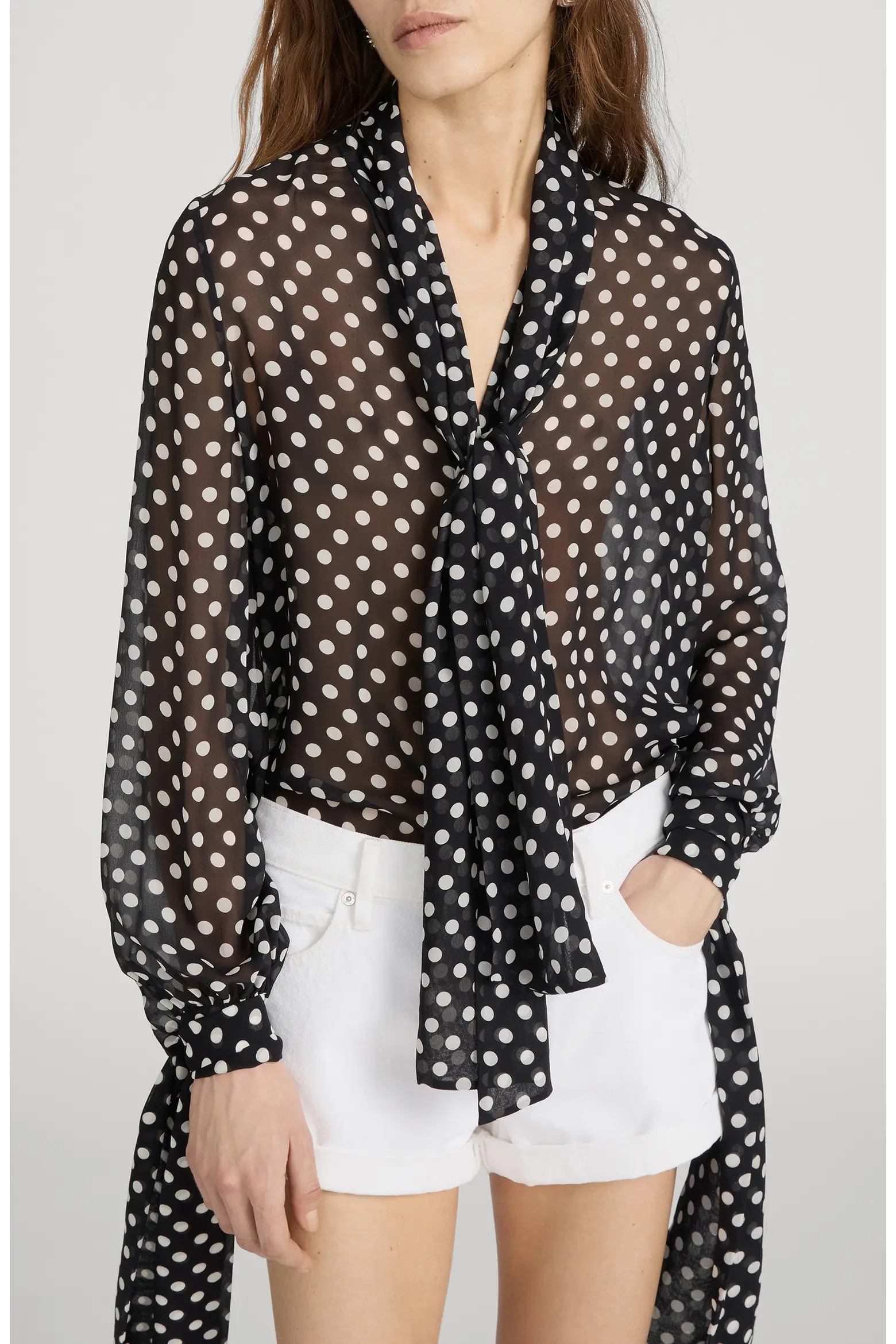 The Nouvelle Silk Polka Dot Top (Women) | Nordstrom | Nordstrom