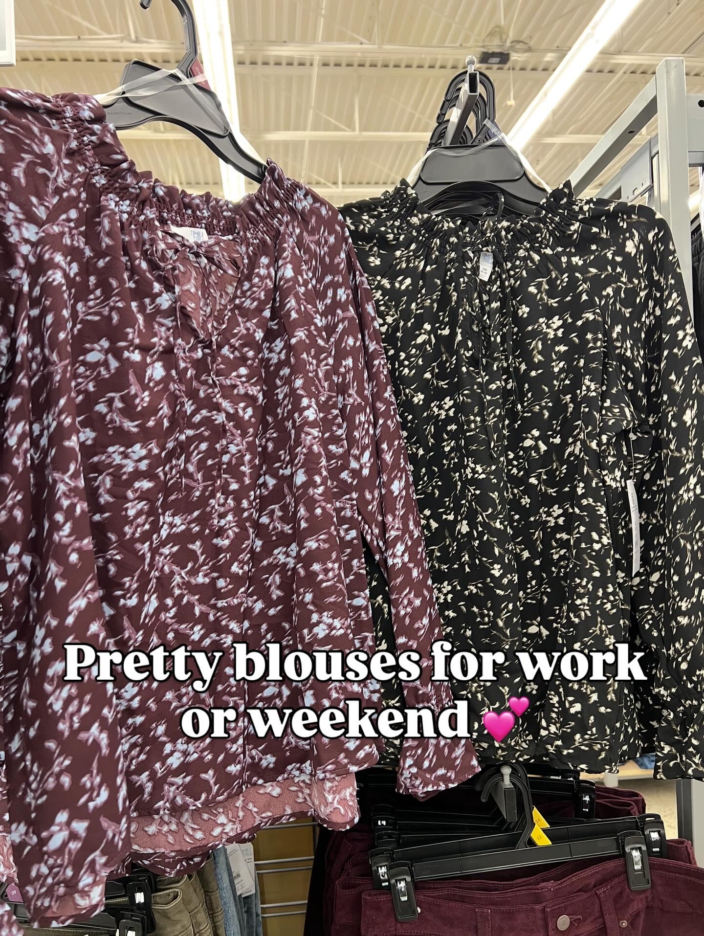 Walmart floral polyester chiffon long sleeve blouse, lined, fit true to size. Looks great tucked too. Also comes in solids. #walmartfashion 

#LTKFindsUnder100 #LTKFindsUnder50 #LTKWorkwear