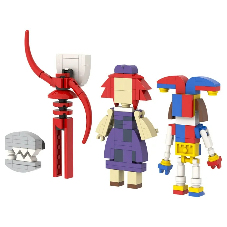 MOOXI The Amazing Digital Circus Pomni,Ragatha,Gangle,Bubble Aciton Figure Building Set,Classic C... | Walmart (US)