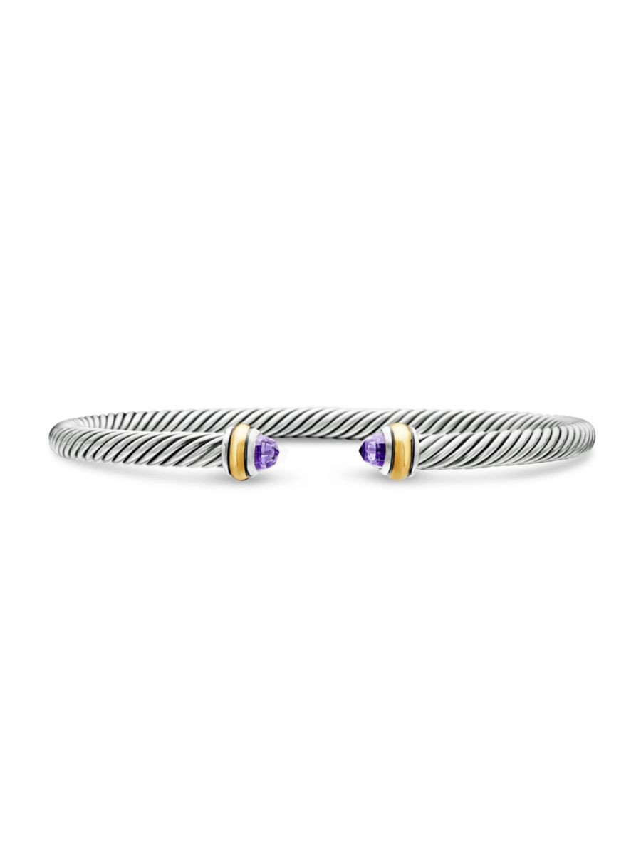 Cable Classics Color Bracelet with 18K Yellow Gold | Saks Fifth Avenue