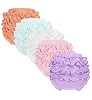 5 Pack Ruffle Diaper Cover - Baby Bloomers, Cute Cotton Baby Girl Shorts,Briefs- Panties for Todd... | Amazon (US)