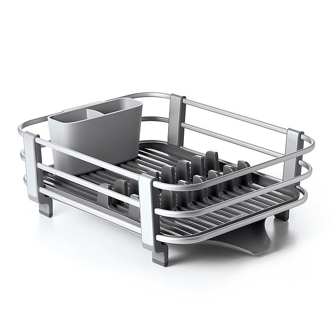 OXO Good Grips Rustproof Aluminum Dish Rack | Amazon (US)