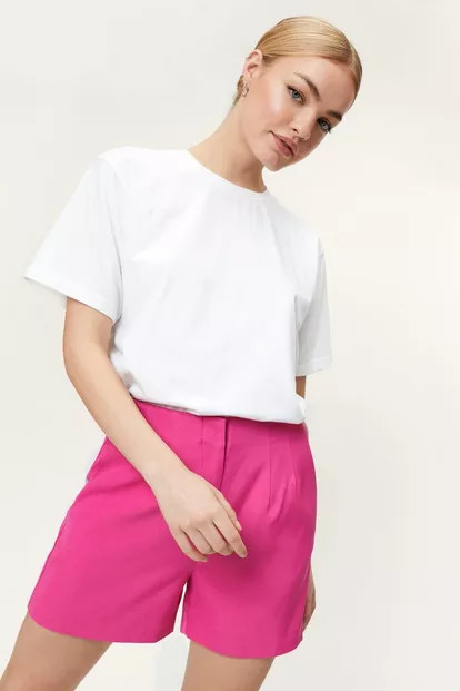 Dart Detail Micro Tailored Shorts | Nasty Gal (US)