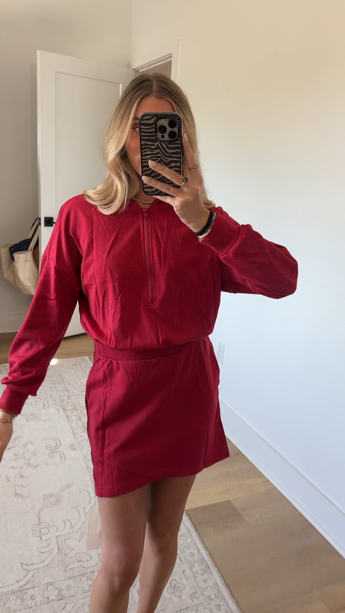 Amazon size small Fisoew Womens Hoodies Sweatshirt Dress Half Zip Elastic Waist Mini Dress
Long Sleeve, Hooded Dress, Side Pockets, Loose Fit, Cozy, Casual, Trendy

#LTKootd #LTKSaleAlert #LTKSeasonal
