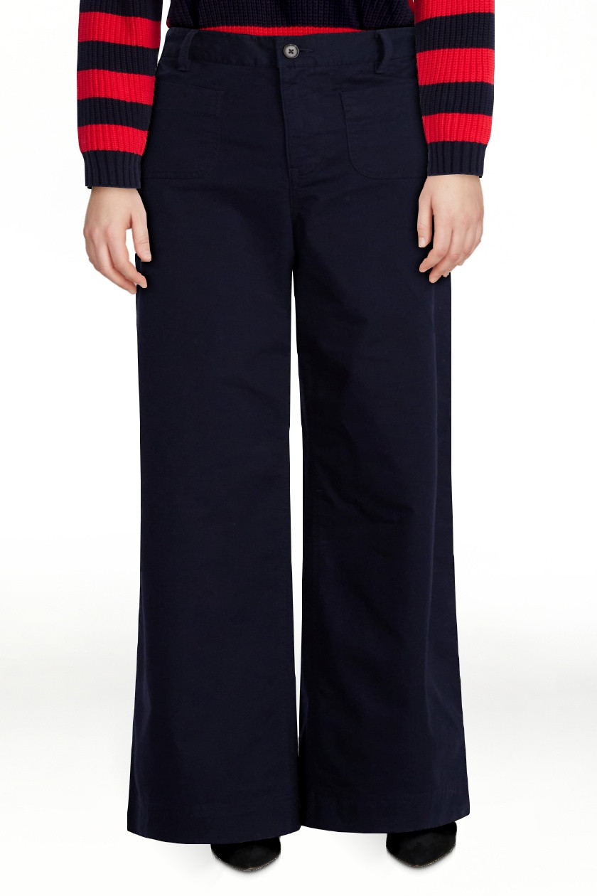 Free Assembly Women's and Women's Plus Patch Pocket Wide Leg Pants, 30”, 32” and 34” Inseam... | Walmart (US)