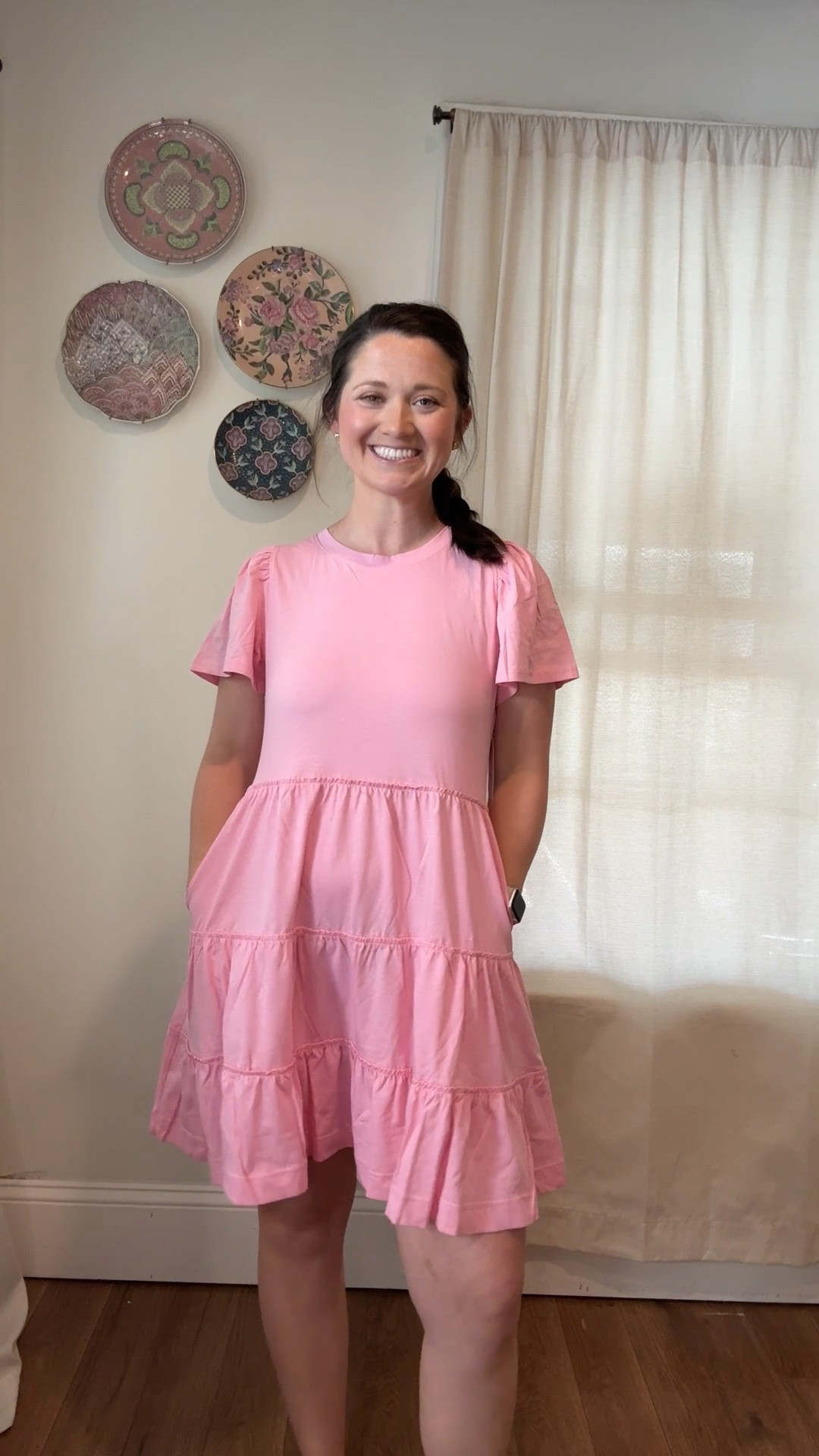 100% cotton t shirt dress. Spring outfit ideas 