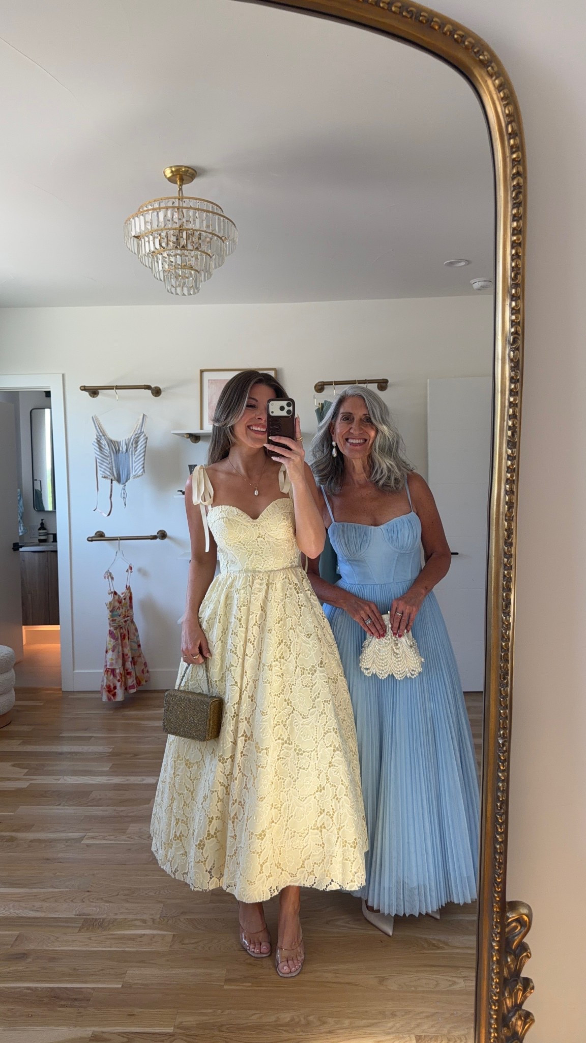 Mom and me wedding guest and formal event dresses  

divi: emerson15

Wearing my usual smalls/2 
Mom wears a medium/6 

Wedding guest
Formal event
Black tie
Floral
Metallic
Pleated
Mother of the bride
Special occasion 

#LTKootd #LTKSeasonal #LTKWedding